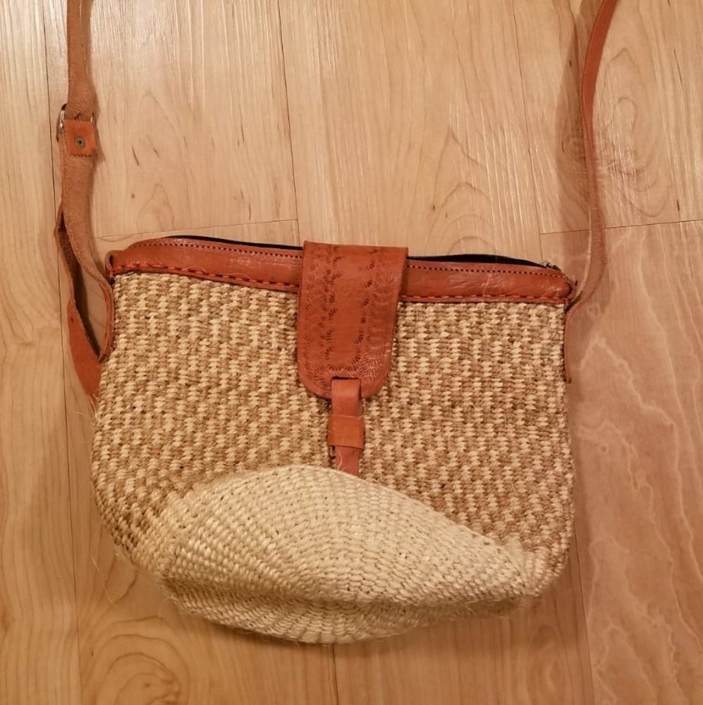 Handmade Sisal Fiber Brown Bag